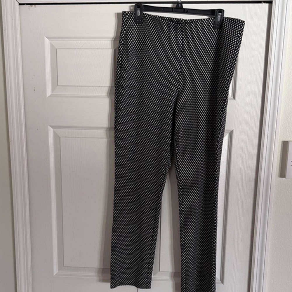 Chic Chico’s Black and White Polka Dot Trousers